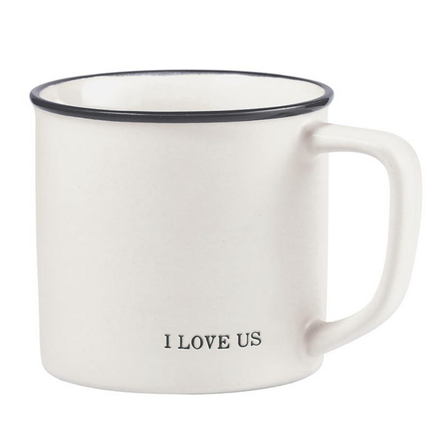 Stoneware Coffee Mug - I Love Us