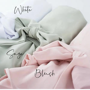 Solid Colour Ruffle Robes