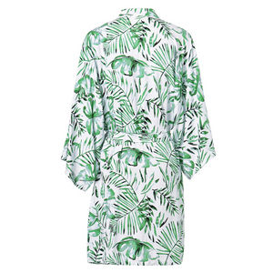 Tropical Palm Leaf Robe