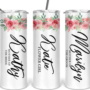 Personalized Bridal Tumblers Stainless Steel 20oz